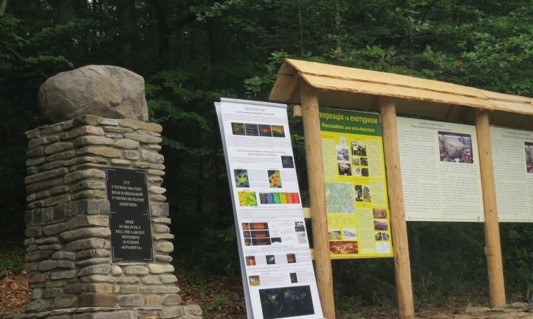 Kárpátalja meteorit Knyahinya