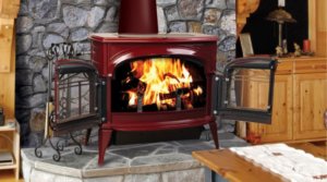 kandalló kályha télikert