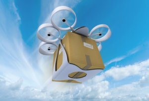 dron szállítás csomag